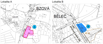 ÚP Hlavní výkres Běleč - změna č. 2